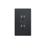 Thumbnail Smart Wall Outlet, 2 Individually Controlled Ports, 15Amp TR Receptacle — Smart Plug, junlit