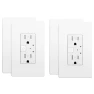 Thumbnail Smart Wall Outlet, 2 Individually Controlled Ports, 15Amp TR Receptacle — Smart Plug, junlit