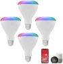 Thumbnail Wi-Fi LED Smart Light Bulb, BR30, 65W Equivalent, RGB, Color Changing, White Select Tunable 2700K - 6500K, Dimmable,... — Smart Light Bulb, UltraPro