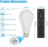 Thumbnail A19 LED Light Bulbs with Remote Control — Smart Light Bulb, MXhme