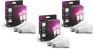 Thumbnail A19 White and Color Ambiance LED Smart Color-Changing Bulb (Pack of 4) — Smart Light Bulb, Philips Hue