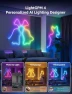 Thumbnail AI Smart RGB Rope Lights, Personalized Lighting Designer, LightBeats Music Sync, 19.68ft Wi-Fi & Bluetooth LED Strip — LED Strip Lights, Lepro