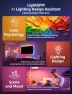 Thumbnail AI Smart RGB Rope Lights, Personalized Lighting Designer, LightBeats Music Sync, 19.68ft Wi-Fi & Bluetooth LED Strip — LED Strip Lights, Lepro