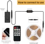 Thumbnail COB LED Strip Lights Warm White, 9.84ft Dimmable — LED Strip Lights, HAGILE