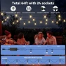 Thumbnail Smart Outdoor String Lights — LED Strip Lights, XMCOSY+