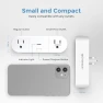 Thumbnail SmartVoice 2-in-1 Dual Smart Plug Outlet — Smart Plug, Emerson