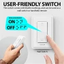 Thumbnail Wireless Remote Control Electrical Outlet Switch (2 Pack) — Smart Plug, Fosmon