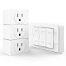 Thumbnail Wireless Remote Control Electrical Outlet Switch (2 Pack) — Smart Plug, Fosmon