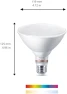 Thumbnail Smart 120W PAR38 Color LED Light Bulb 2-Pack — Smart Light Bulb, Philips