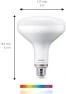 Thumbnail Smart 65-Watt BR40 Color Flood Light Bulb 4-Pack — Smart Light Bulb, Philips