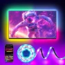 Thumbnail Smart RGB+IC LED Strip Lights with App and Music Sync — LED Strip Lights, Pak