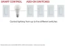 Thumbnail Add-On Switch QuickFit and SimpleWire, In-Wall White Rocker Paddle Only — Smart Switch, UltraPro