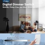 Thumbnail Electronic Dimmer Switch, Touch Button Control, Single-Pole with LED Indicator — Smart Switch, Amico