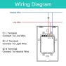 Thumbnail Smart Light Switch, 1 Gang WiFi Touch Switch with APP Control and Timing Function, Black Single Pole Switches — Smart Switch, BSEED
