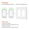 Thumbnail Smart Light Switch 2 Gang WiFi — Smart Switch, Milfra