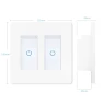 Thumbnail Touch Smart Switch 2 Gang — Smart Switch, Milfra