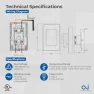 Thumbnail Electric Radiant Floor Heating Thermostat — Smart Thermostat, OJ Microline