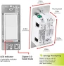 Thumbnail Zigbee Smart Light Switch with QuickFit & SimpleWire — Smart Switch, Enbrighten