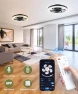 Thumbnail 2 in 1 WiFi RGB-LED Ceiling Fan with Lights and Remote — Smart Fan, Vookea