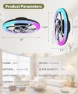 Thumbnail 2 in 1 WiFi RGB-LED Ceiling Fan with Lights and Remote — Smart Fan, Vookea