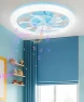Thumbnail 2 in 1 WiFi RGB-LED Ceiling Fan with Lights and Remote — Smart Fan, Vookea