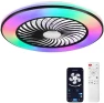 Thumbnail 2 in 1 WiFi RGB-LED Ceiling Fan with Lights and Remote — Smart Fan, Vookea