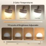 Thumbnail 2 Pack Rechargeable LED Light Bulbs with Remote — Smart Light Bulb, JIOODICH