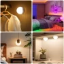 Thumbnail 2 Pack Rechargeable LED Light Bulbs with Remote — Smart Light Bulb, JIOODICH