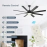 Thumbnail 52 Inch Ceiling Fan with Lights, Smart Indoor/Outdoor — Smart Fan, Sofucor