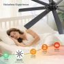 Thumbnail 52 Inch Ceiling Fan with Lights, Smart Indoor/Outdoor — Smart Fan, Sofucor
