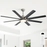 Thumbnail 52 Inch Ceiling Fan with Lights, Smart Indoor/Outdoor — Smart Fan, Sofucor