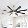 Thumbnail 52 Inch Ceiling Fan with Lights, Smart Indoor/Outdoor — Smart Fan, Sofucor
