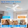Thumbnail 52" Smart Ceiling Fan with Lights — Smart Fan, Lorpies