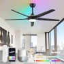 Thumbnail 56'' Smart Ceiling Fan with RGB Lights — Smart Fan, Fanbulous