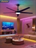 Thumbnail 56'' Smart Ceiling Fan with RGB Lights — Smart Fan, Fanbulous