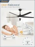Thumbnail 56'' Smart Ceiling Fan with RGB Lights — Smart Fan, Fanbulous