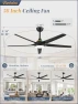 Thumbnail 56'' Smart Ceiling Fan with RGB Lights — Smart Fan, Fanbulous