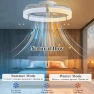 Thumbnail Smart Ceiling Fan with Lights Remote — Smart Fan, DIAMONDFORGE