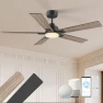 Thumbnail Smart Outdoor Ceiling Fan with Lights and Remote — Smart Fan, cumilo