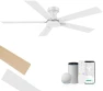 Thumbnail Smart Outdoor Ceiling Fan with Lights and Remote — Smart Fan, cumilo