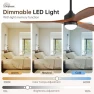 Thumbnail Smart Wood Ceiling Fan with Light — Smart Fan, Sofucor