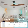 Thumbnail Smart Wood Ceiling Fan with Light — Smart Fan, Sofucor