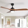 Thumbnail Smart Wood Ceiling Fan with Light — Smart Fan, Sofucor