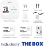 Thumbnail Wi-Fi Programmable Thermostat, Multi-Stage Universal with IAQ Control — Smart Thermostat, AprilAire