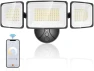 Thumbnail 100W Smart Flood Lights Outdoor, 3 Adjustable Heads, 9000LM Dimmable Hardwired Security Light, WiFi Alexa Control... — Smart Light Bulb, Onforu
