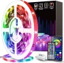 Thumbnail 50ft Led Strip Lights, Smart Led Lights Strip Music Sync Color Changing Lights App Control and 23keys Remote, Led Lights... — LED Strip Lights, Tenmiro