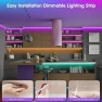 Thumbnail 50ft Led Strip Lights, Smart Led Lights Strip Music Sync Color Changing Lights App Control and 23keys Remote, Led Lights... — LED Strip Lights, Tenmiro