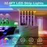 Thumbnail Led Strip Lights 32.8ft Kit with Remote and Power Supply Color Changing — LED Strip Lights, DAYBETTER