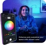 Thumbnail Wi-Fi Smart 10W LED Bulb, Multicolor RGB + Tunable White — Smart Light Bulb, Globe Electric