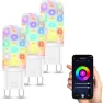 Thumbnail WiFi G9 Smart Bulb, RGBCW, 3-Pack — Smart Light Bulb, LEDEPLY